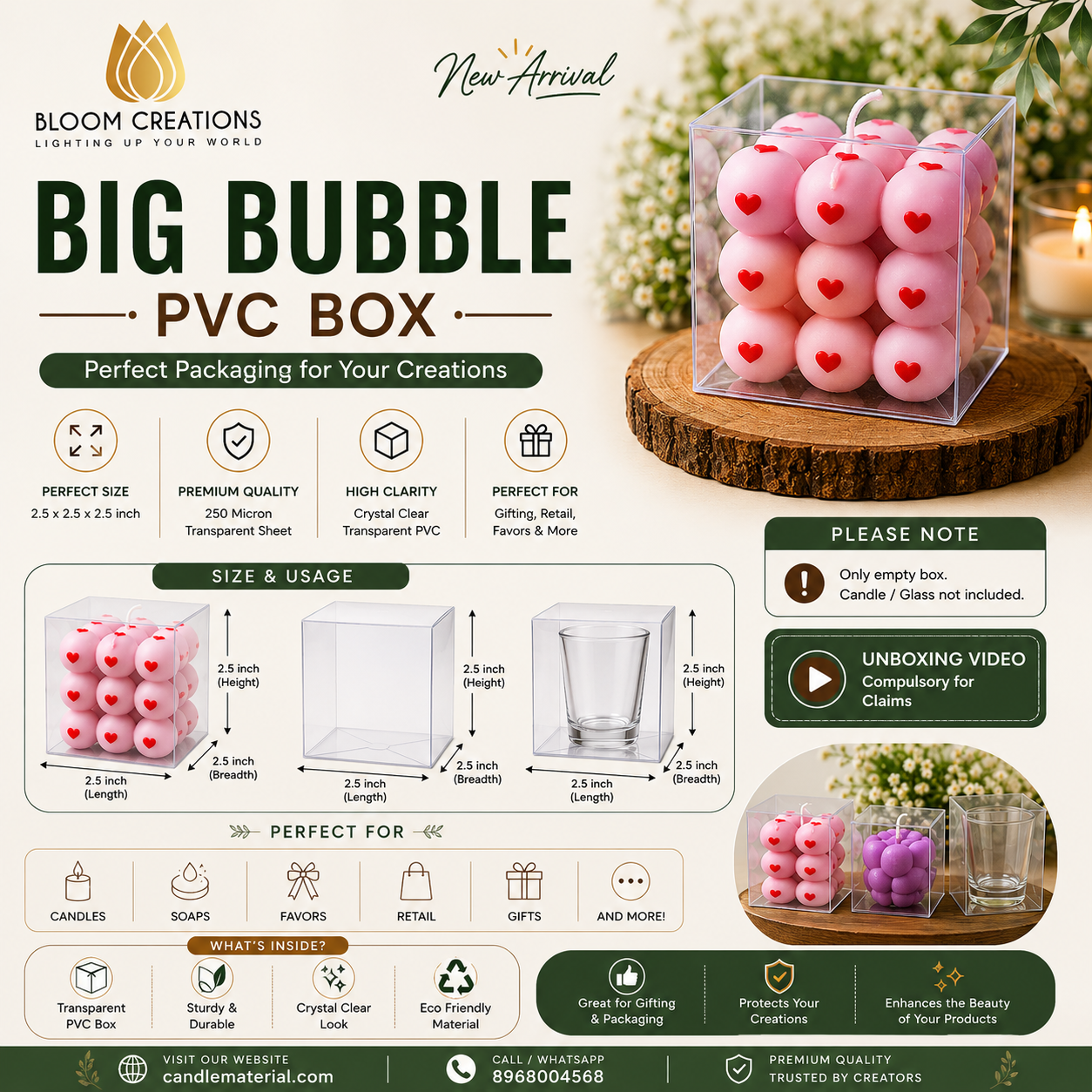 Big Bubble PVC Box – Crystal Clear Transparent Packaging