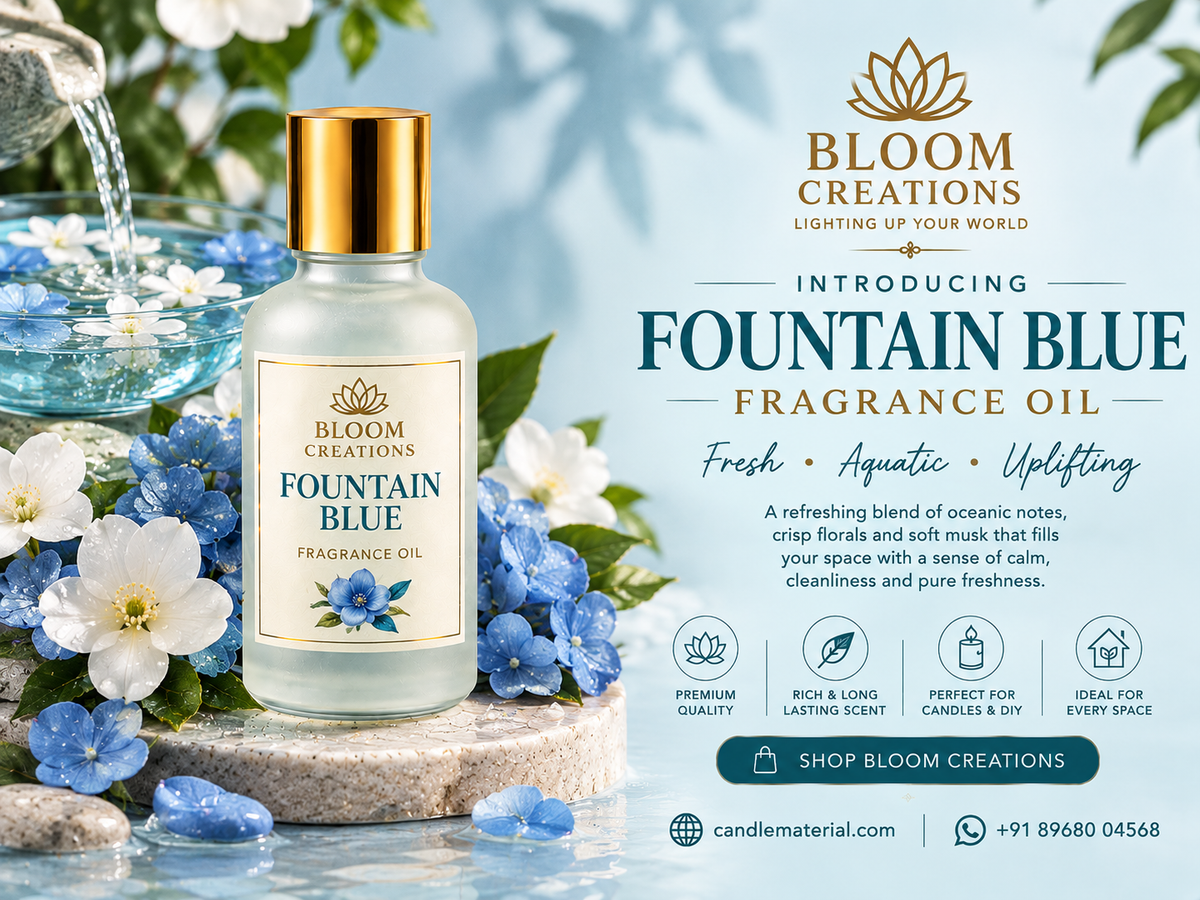 Fountain Blue Fragrance Oil by Bloom Creations – Fresh Aquatic Floral Premium Fragrance