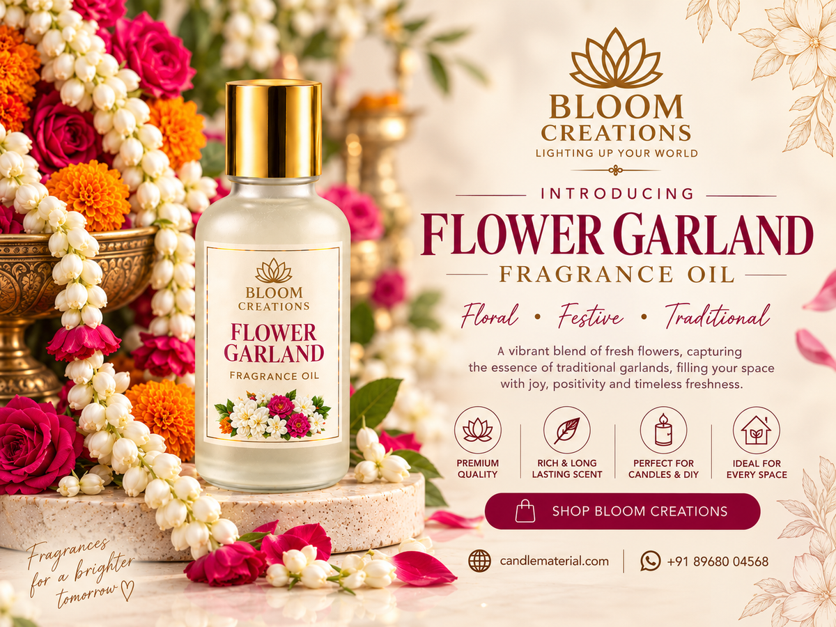 Flower Garland Fragrance Oil by Bloom Creations – floral, festive, traditional