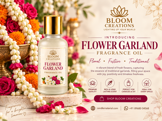 Flower Garland Fragrance Oil by Bloom Creations – floral, festive, traditional