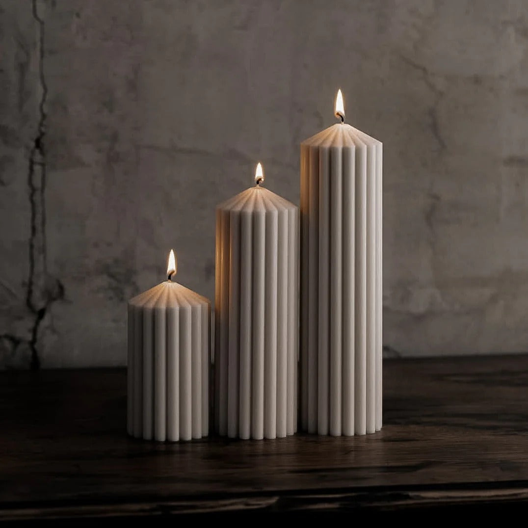 Circus Pillar Candle Mould