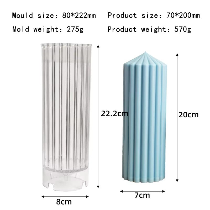 Circus Pillar Candle Mould