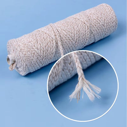 Paper Interweaved Wick Roll — size reference | Bloom Creations India