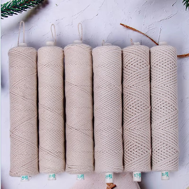 Paper Interweaved Wick Roll — Smokeless 100% Natural Eco Braided | Bloom Creations India