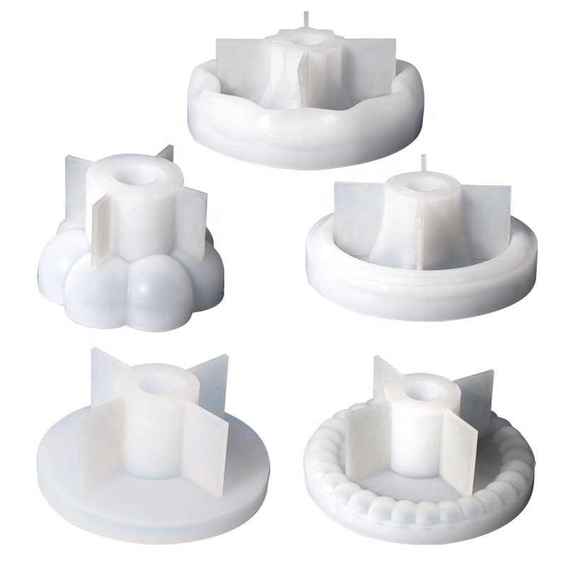 Floral Epoxy Resin Candle Holder Mold - Oval Silicone Stand for DIY Wedding & Party Decor, Craft Supplies