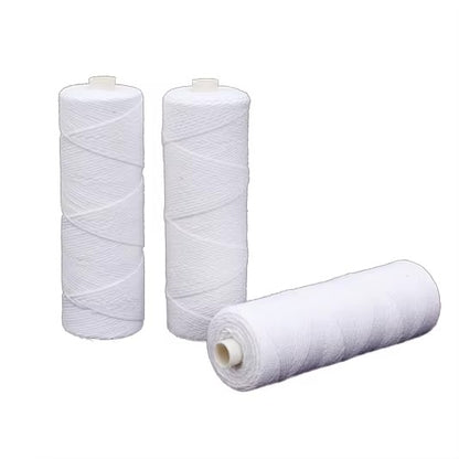 Pure White Cotton Candle Wick Roll — detailed view | Bloom Creations India