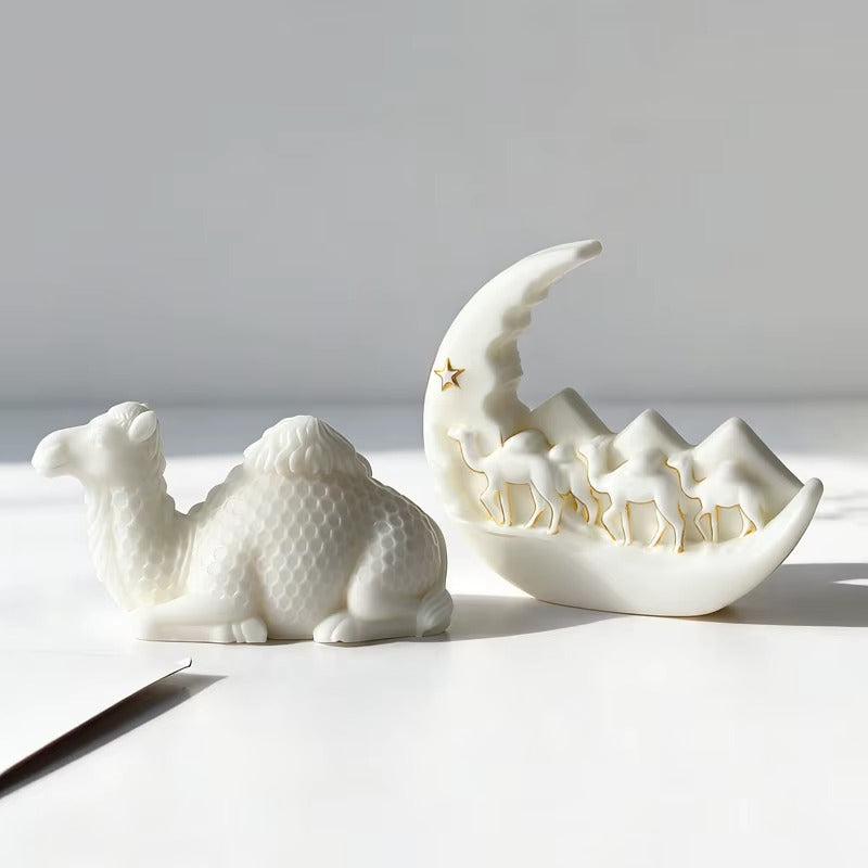 3D Sitting Camel Silicone Mold — size reference | Bloom Creations India