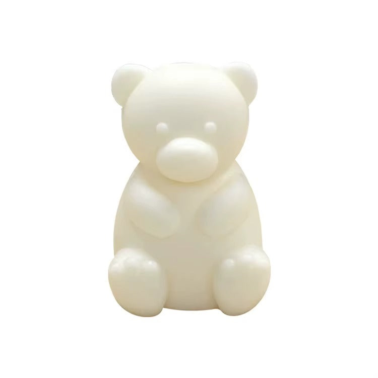 3D Teddy Bear Aromatherapy Candle Mould — Cute Bear Soap & Resin Cast for Room Decor