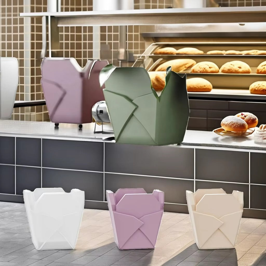 Tokyo takeout box style silicone mould for novelty candles and resin storage