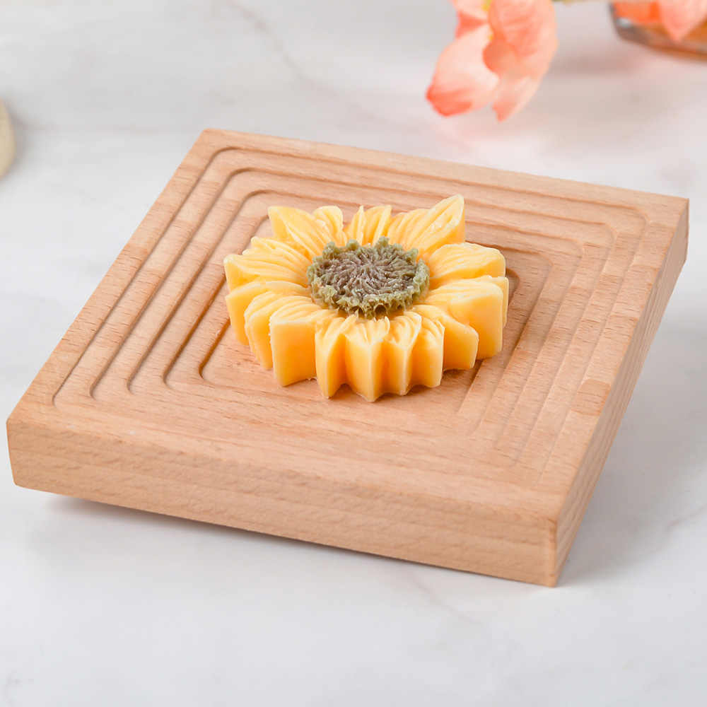 Sunflower Shape with Hole Silicone Epoxy Mould I for Handmade DIY Pendant Necklace Jewelry, Resin Casting, Chocolate, Cake Décor Art Craft Making (Without Hole)