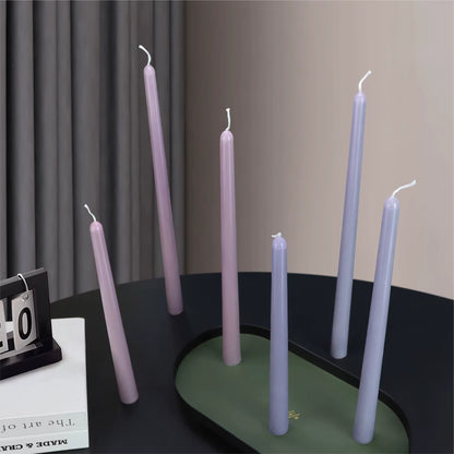 Reusable Taper Candle Making Mould – Clear Plastic Pillar Mold for DIY Candle Crafting