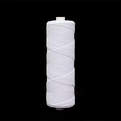 Pure White Cotton Candle Wick Roll — use case | Bloom Creations India