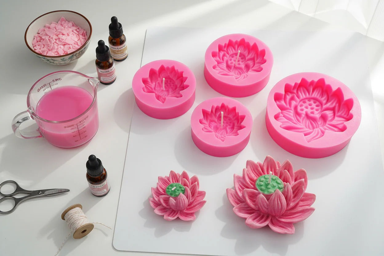Extra Large Lotus silicone mold