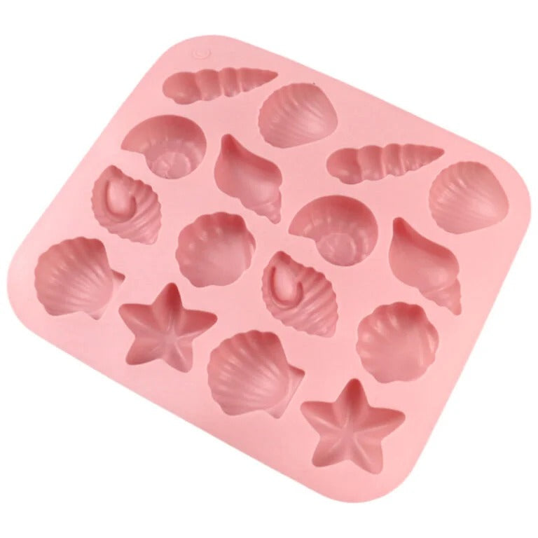 Multi-Cavity Ocean Seashell Silicone Mold — detailed view | Bloom Creations India