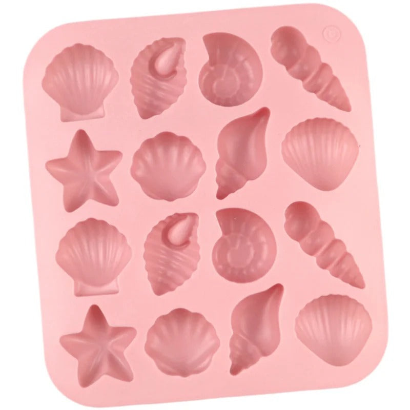 Multi-Cavity Ocean Seashell Silicone Mold — use case | Bloom Creations India