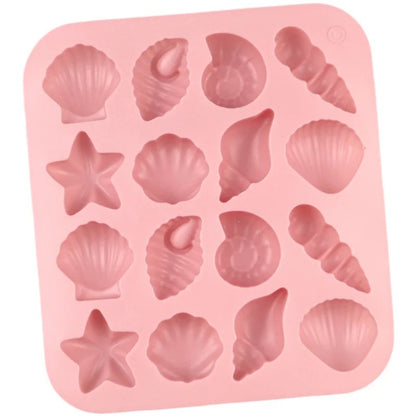 Multi-Cavity Ocean Seashell Silicone Mold — use case | Bloom Creations India