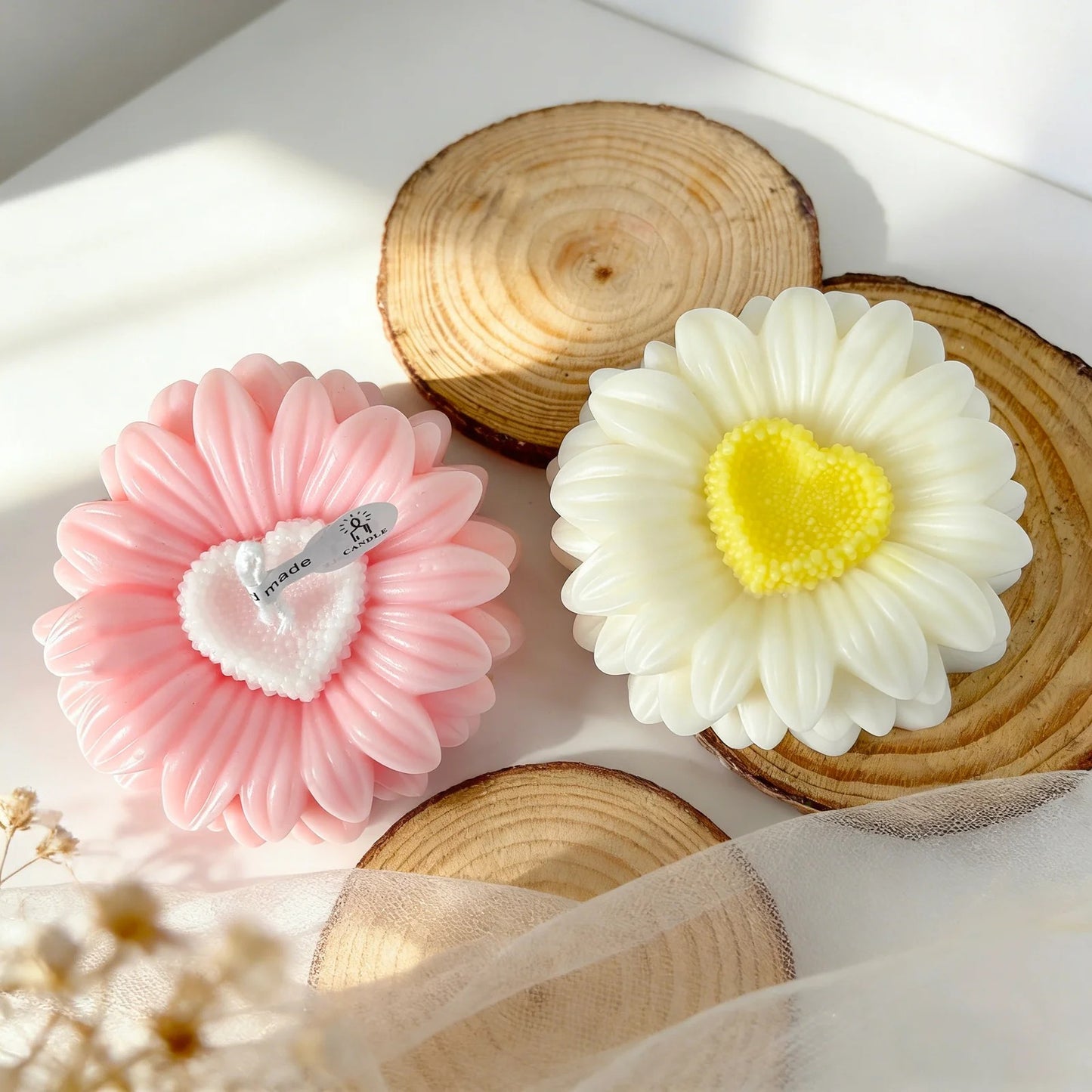 Sunflower Heart Silicone Mold — detailed view | Bloom Creations India