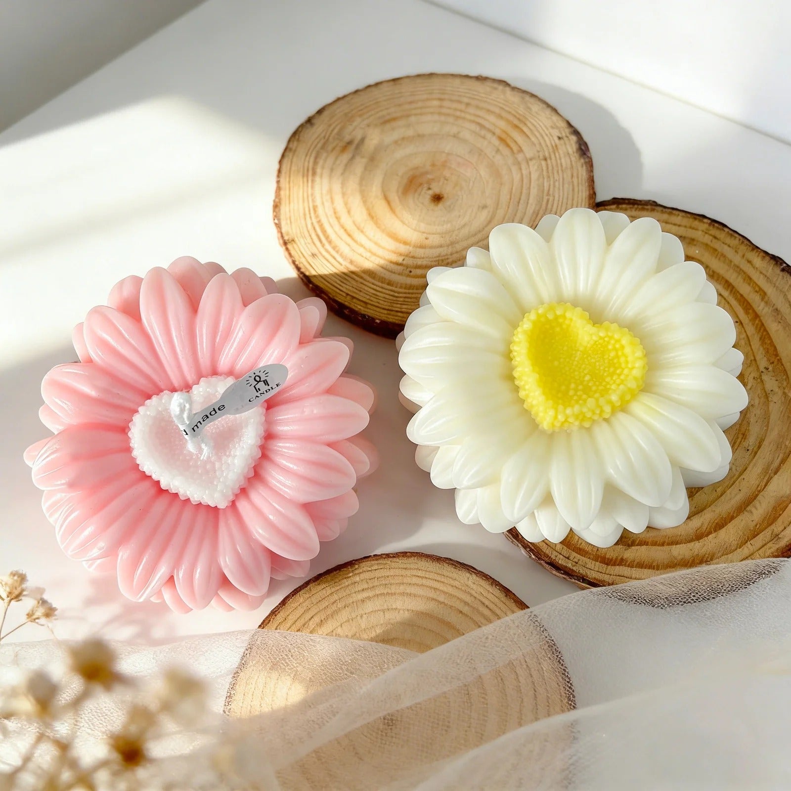 Sunflower Heart Silicone Mold — detailed view | Bloom Creations India
