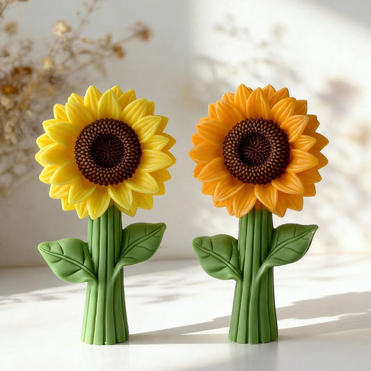 Sunflower Stem Silicone Mold for Resin, Jesmonite, Plaster & Candle Wax – 12 cm