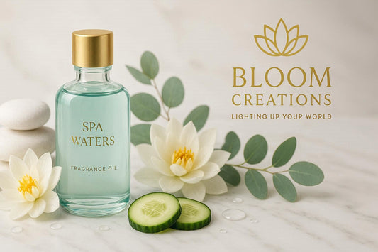 Spa Waters fragrance oil 100ml for candle making — fresh relaxing aromatherapy scent