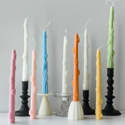 Lily Of The Vally Candle Stick Mold 5132