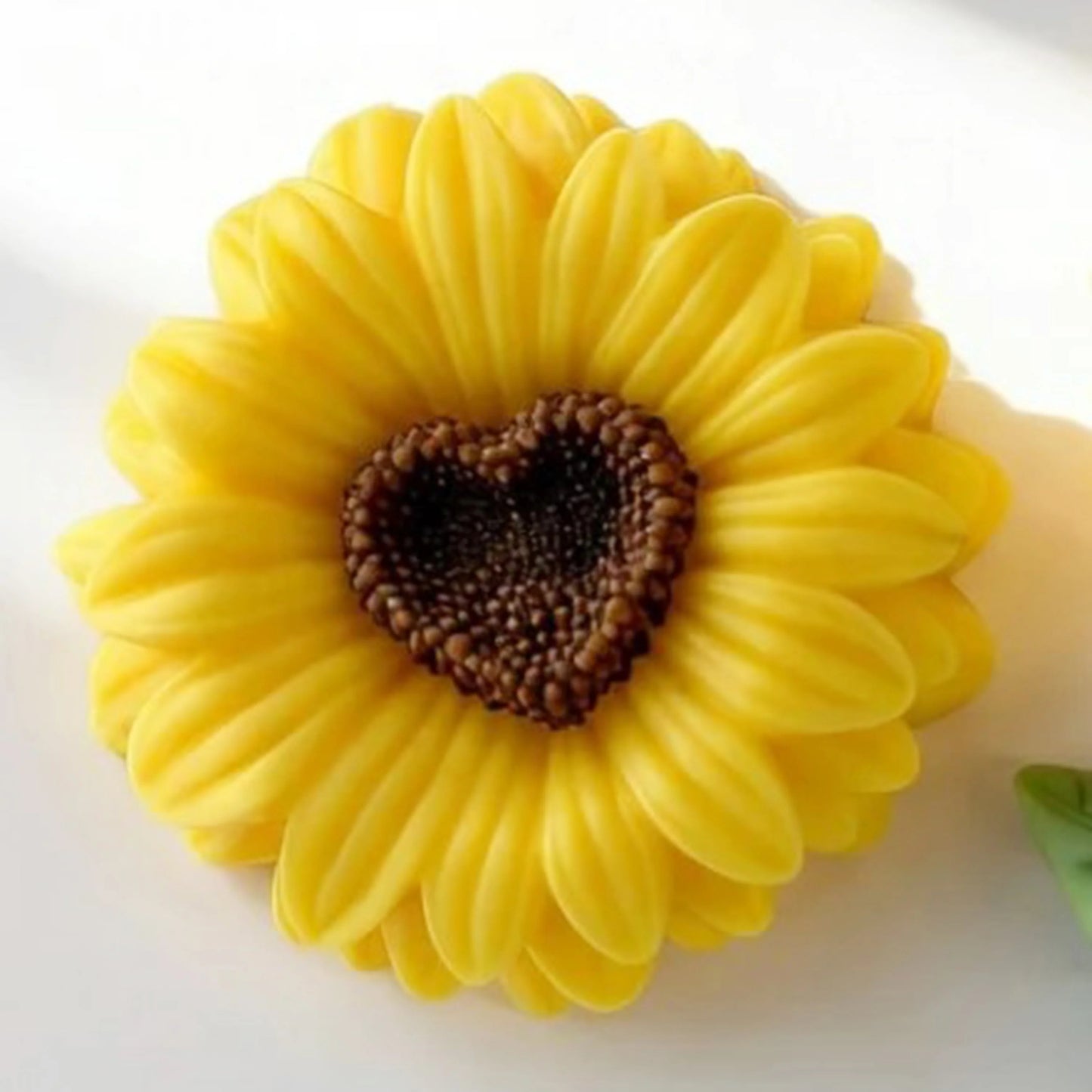 Sunflower Heart Silicone Mold — use case | Bloom Creations India