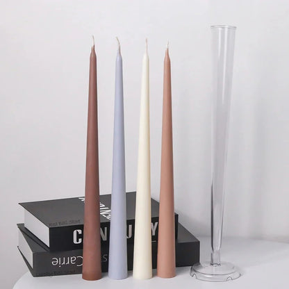 Reusable Taper Candle Making Mould – Clear Plastic Pillar Mold for DIY Candle Crafting