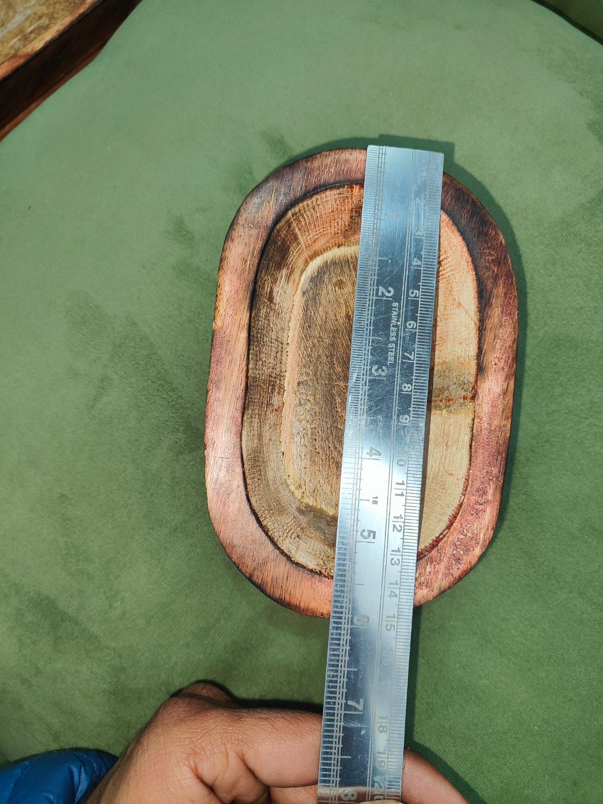 Wooden Boad Shape Container