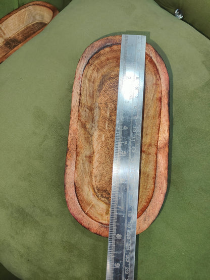 Wooden Boad Shape Container