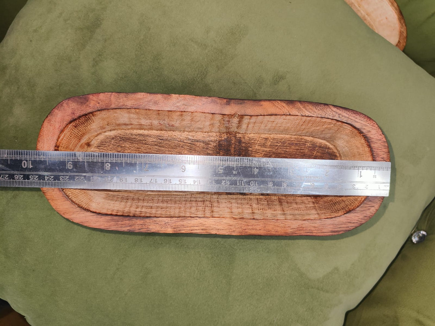 Wooden Boad Shape Container