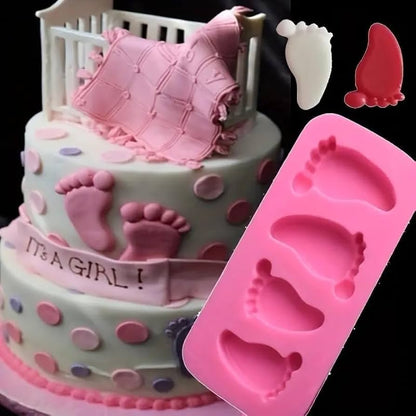 Baby Feet Silicone Mold — detailed view | Bloom Creations India