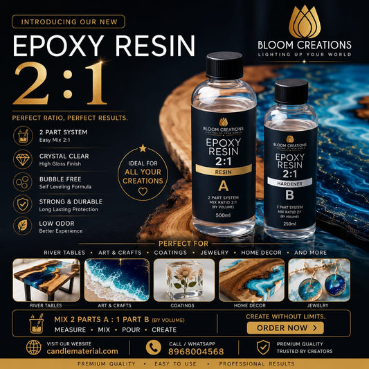 Bloom Creations Epoxy Resin 2:1 | Crystal Clear |
