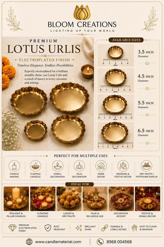 Premium Lotus Urlis – Electroplated Finish