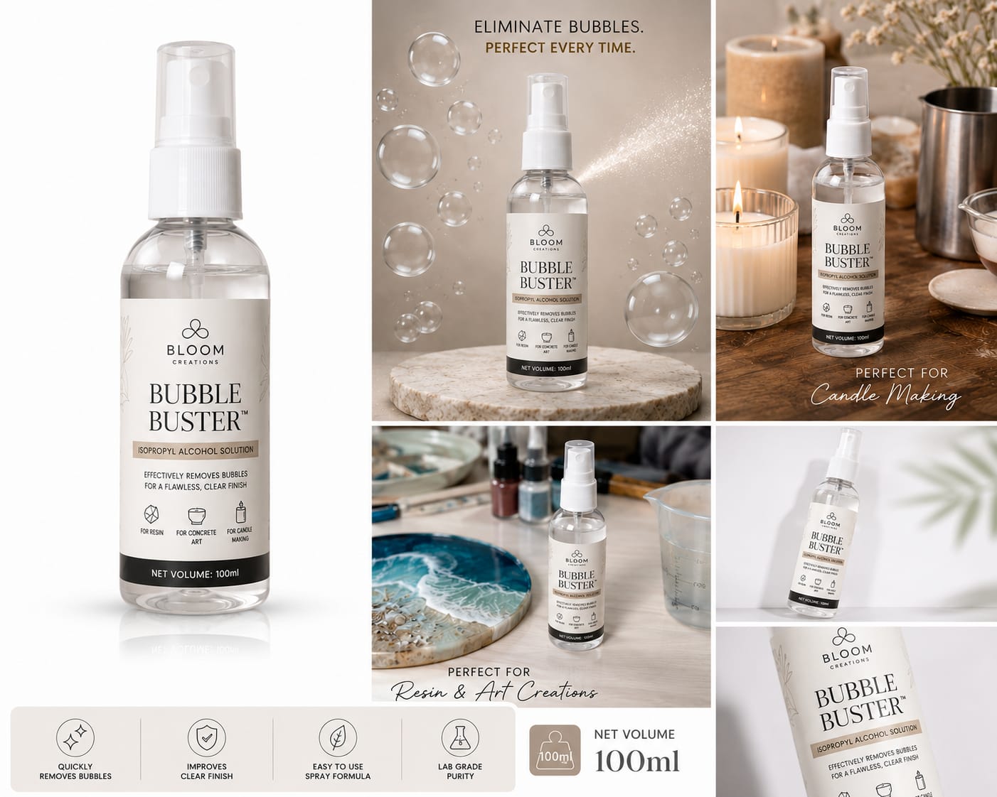 Bubble Buster™ – Isopropyl Alcohol Solution 100ml