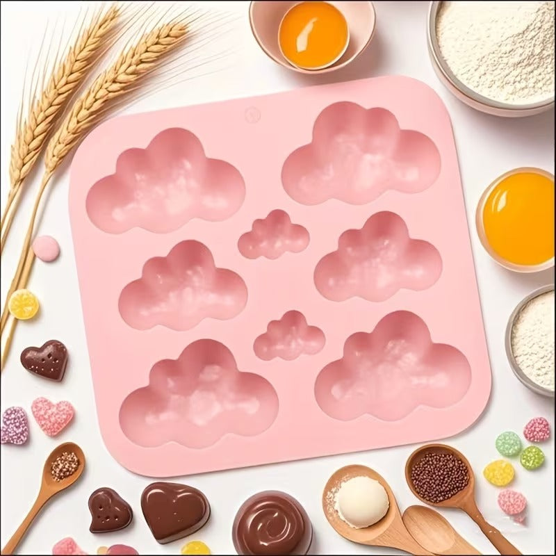 Cloud Silicone Mould – 8 Cavity (3 Sizes)