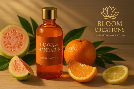 Guava and Mandarin fragrance oil 100ml for candle making — fresh tropical citrus scent