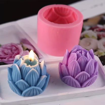 3D Lotus Flower Silicone Mold