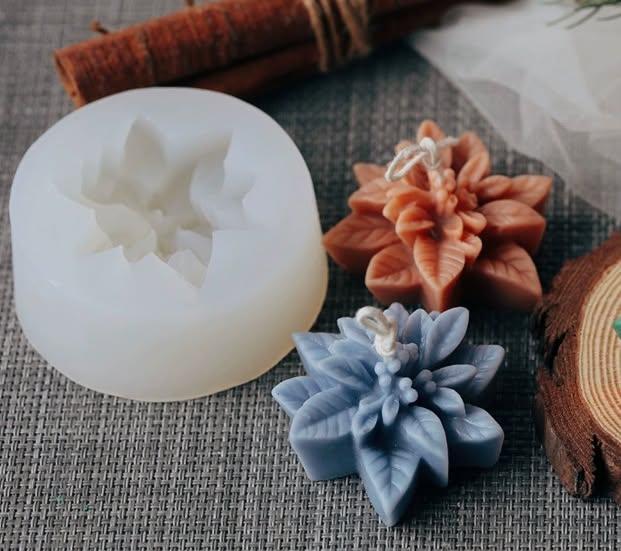 Poinsettia Silicone Mold