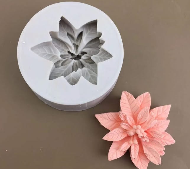 Poinsettia Silicone Mold