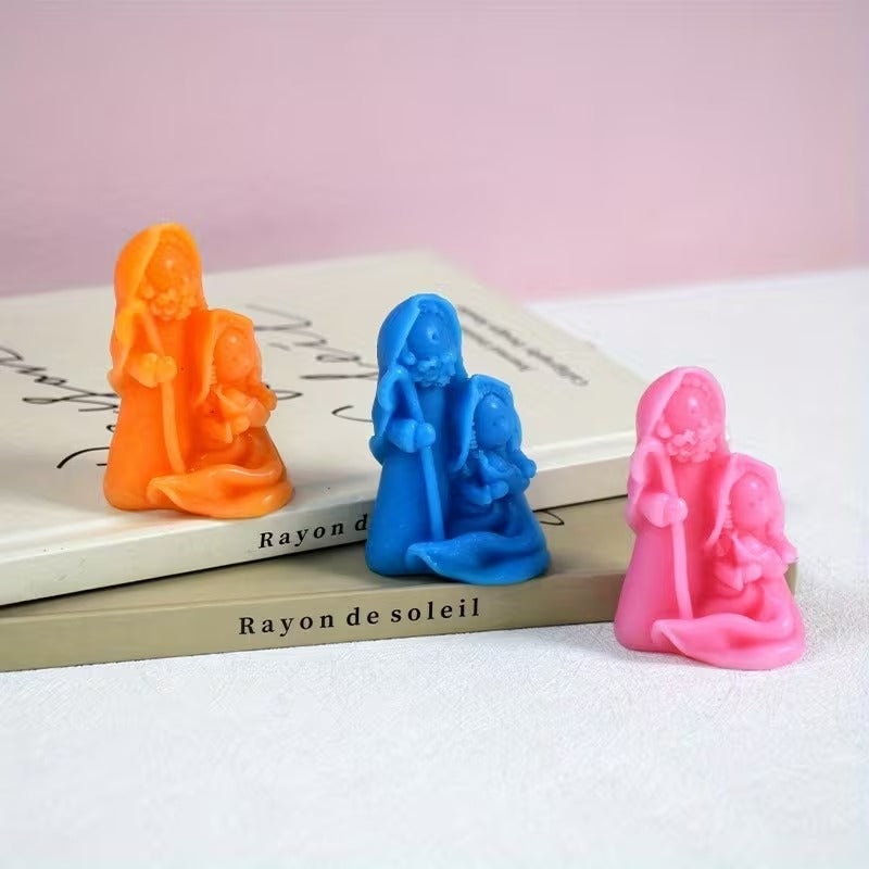 Christmas Nativity Silicone Mould | Religious Candle & Resin Mould