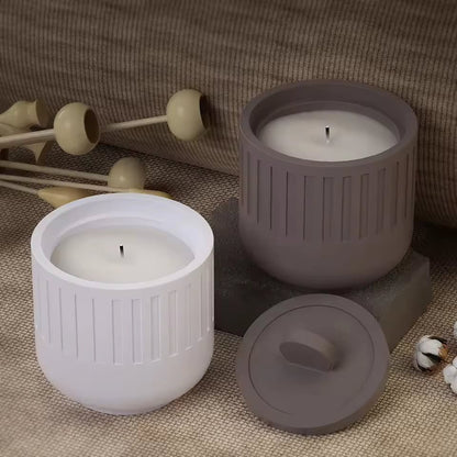 Bloom Creations Scented Candles , Decorative Jar Candles with Lids, Modern Home Fragrance for Living Room, Bedroom, Gift for Any Occasion