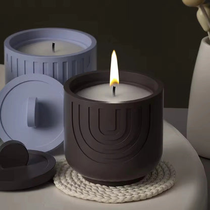 Bloom Creations Scented Candles , Decorative Jar Candles with Lids, Modern Home Fragrance for Living Room, Bedroom, Gift for Any Occasion