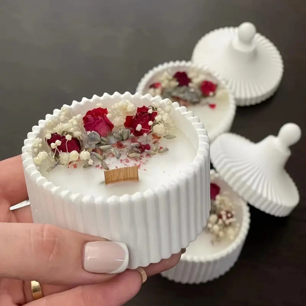 Vintage Carousel Jewelry Box Silicone Mold — finished example | Bloom Creations India