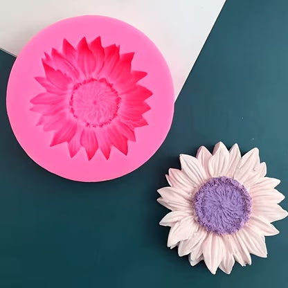 sunflower-shaped silicone mold