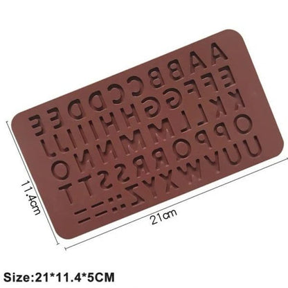 Alphabet Silicone Mould – Resin, Clay & Fondant Letter Mould