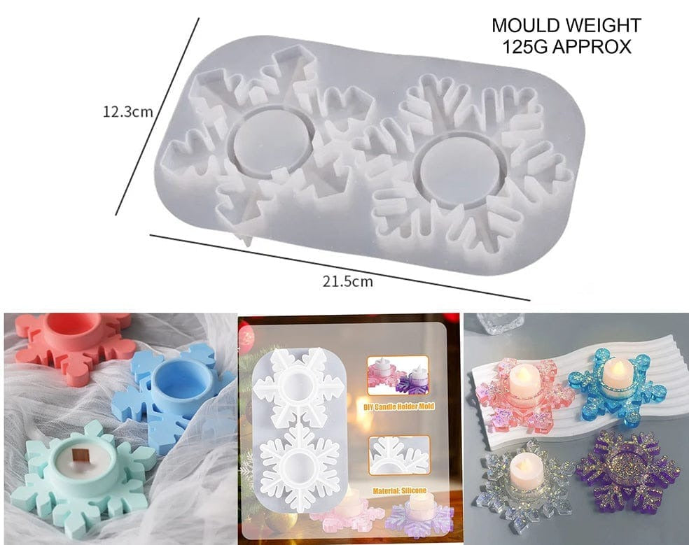 Snowflake T-light holder mold