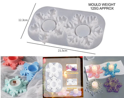 Snowflake T-light holder mold