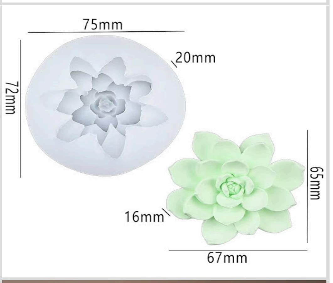 Flower Silicone Candle Mould | 67mm Wax, Soap & Resin Mould