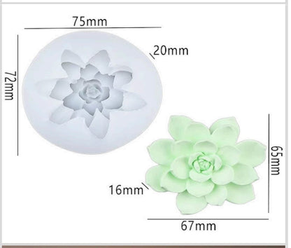 Flower Silicone Candle Mould | 67mm Wax, Soap & Resin Mould