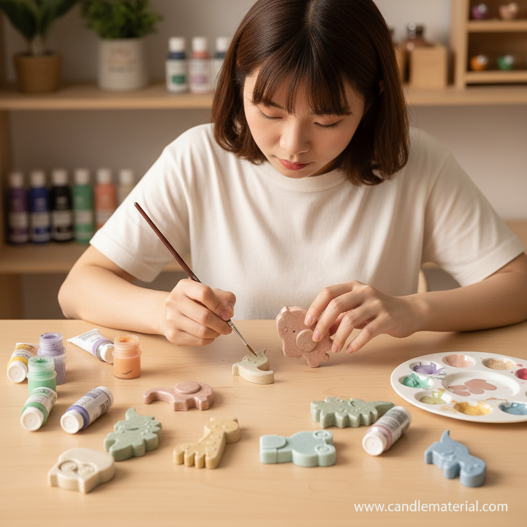 Dino Clay Painting